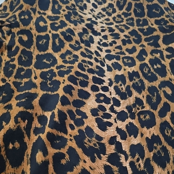 Talbots LINDA EVANGELISTA campaign Animal Print Coat - Picture 6 of 17